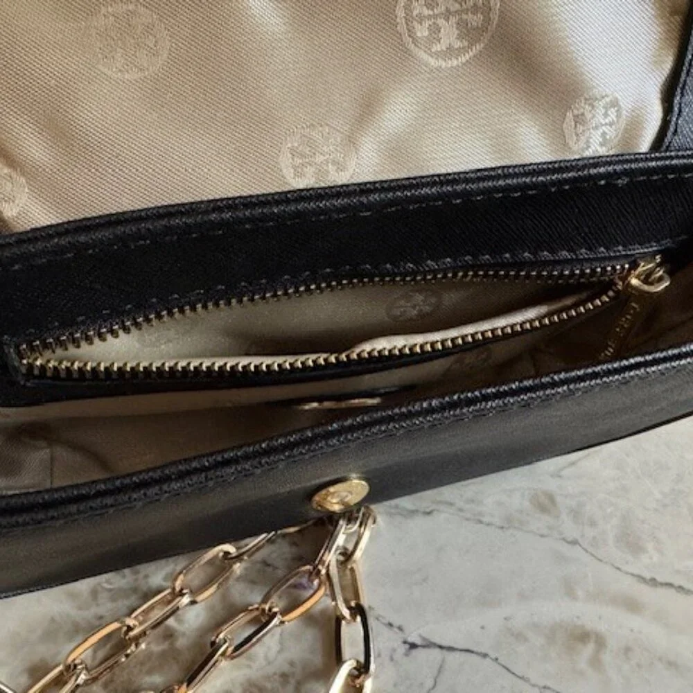 Tory Burch Black Crossbody Bag.  EUC. No Flaws. - Picture 4 of 6